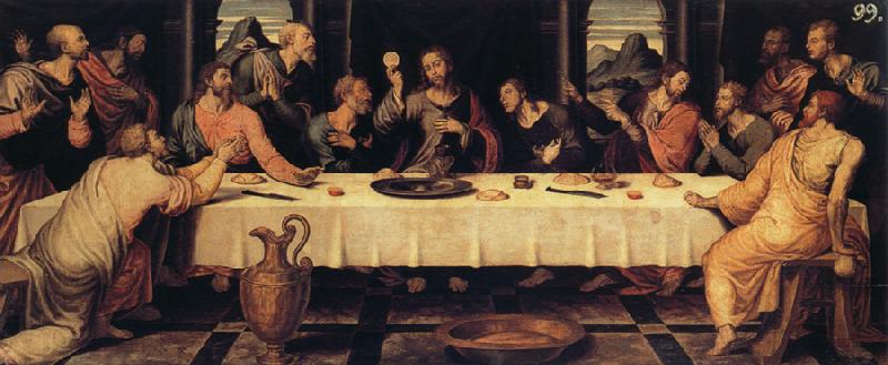 Joan de Joanes Last Supper Sweden oil painting art